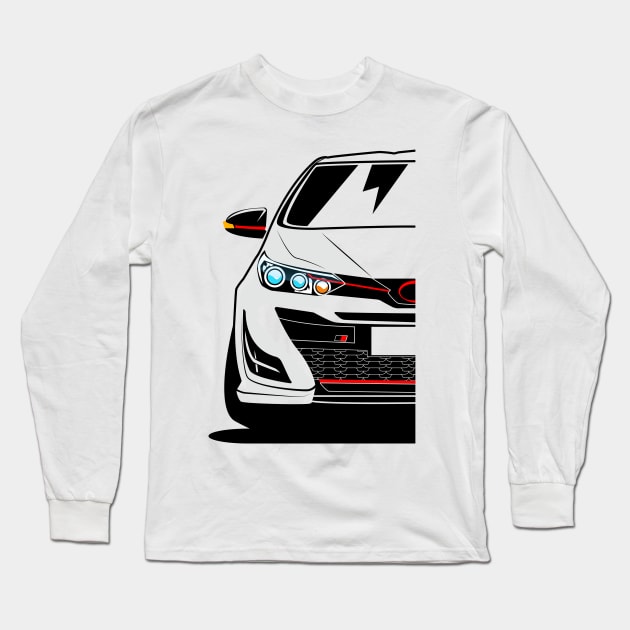 Yaris GR Gazoo Racing Long Sleeve T-Shirt by gaplexio